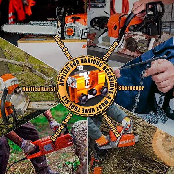 King™ Chainsaw Chain Sharpening Jig