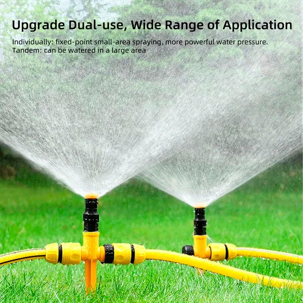 Rottax™ 🔥360° Rotation Auto Irrigation System Garden Lawn Sprinkler Patio,Coverage Diameter 65ft