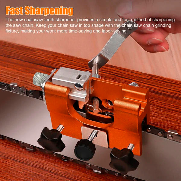 King™ Chainsaw Chain Sharpening Jig