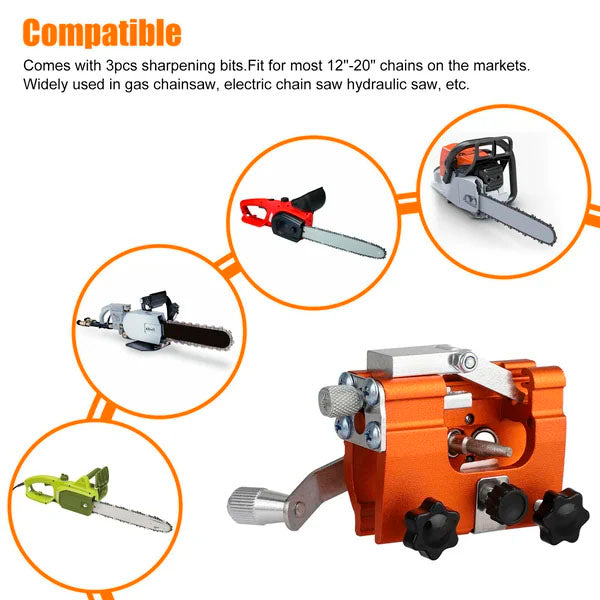King™ Chainsaw Chain Sharpening Jig