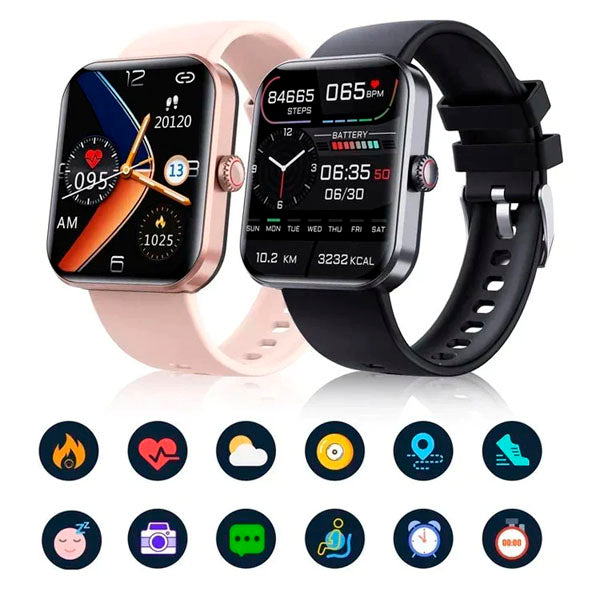Foloww™ [All day monitoring of heart rate and blood pressure] Bluetooth fashion watch（Support 24 languages）