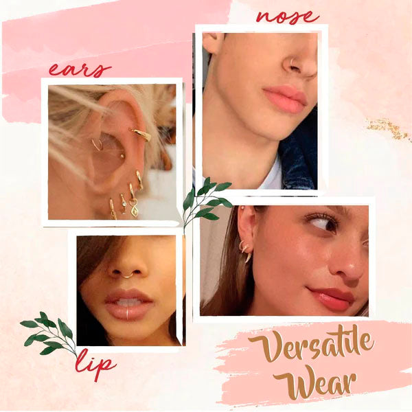 Hoops™ 💎Non-Piercing Septum Earring Hoop Set💎