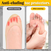 Protecc™ Silicone anti-friction toe protector