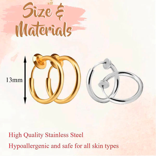 Hoops™ 💎Non-Piercing Septum Earring Hoop Set💎