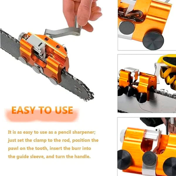 King™ Chainsaw Chain Sharpening Jig