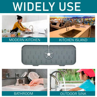 Kitchenguard™ Silicone Faucet Handle Drip Catcher Tray