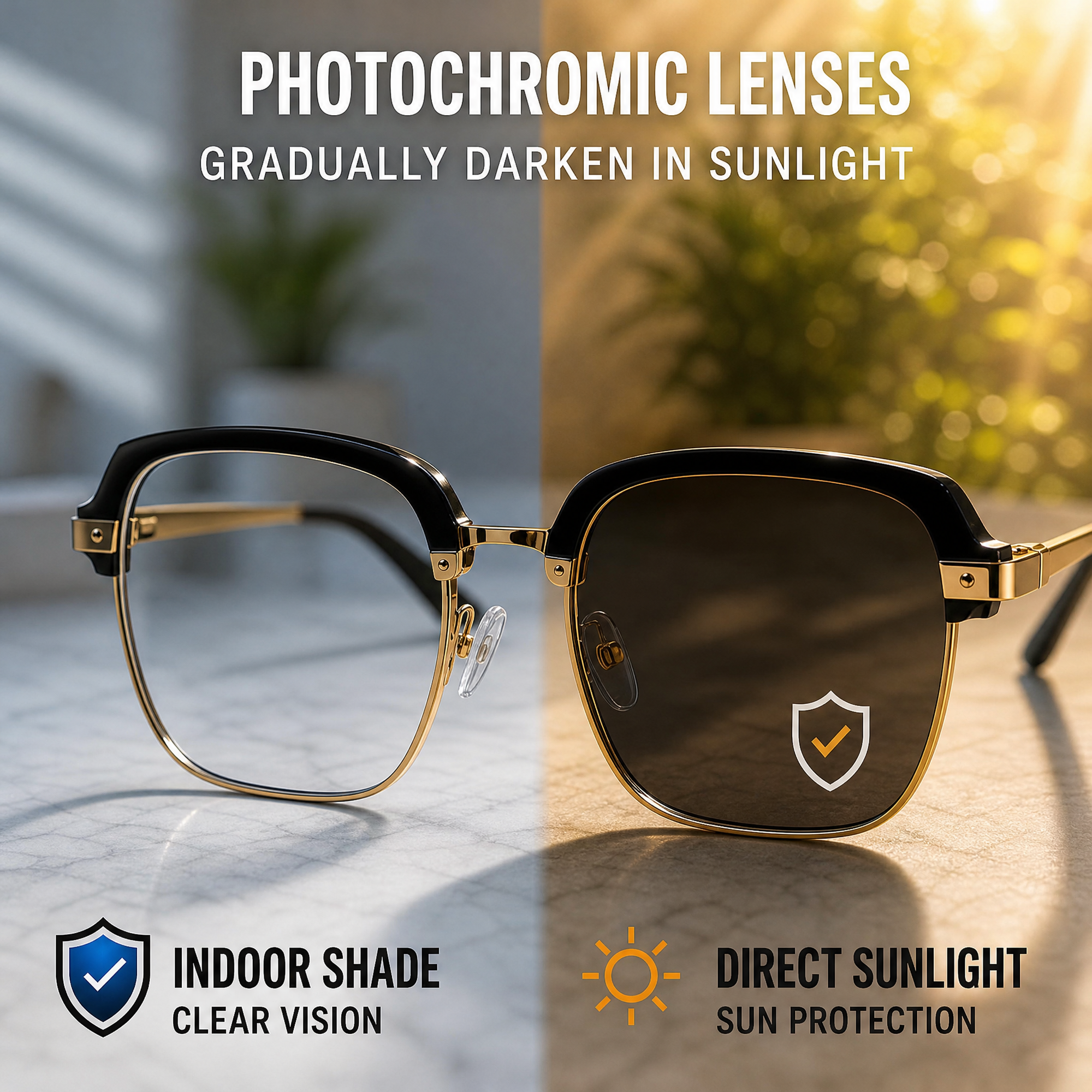 VisionEase™ Progressive Photochromic Glasses
