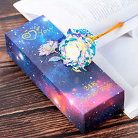 Roous™ 24K Gold Crystal Galaxy Rose