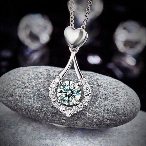Veera™ Perfect Gift - Twinkling Heart Waterdrop Stone Necklace