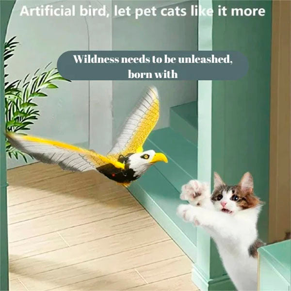 TheBird™ Automatic Moving Simulation Bird Interactive Cat Toy for Indoor Cats