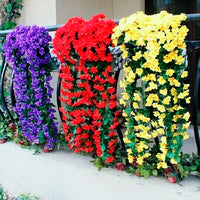 Floower™ Vivid Artificial Hanging Orchid Bunch