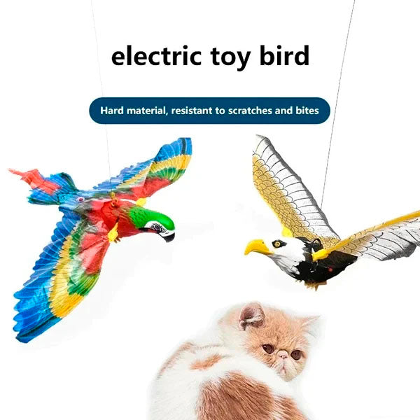 TheBird™ Automatic Moving Simulation Bird Interactive Cat Toy for Indoor Cats
