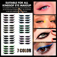 Eyesslin™ 2023 New Reusable Eyeliner And Eyelash Stickers