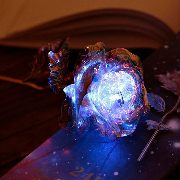 Roous™ 24K Gold Crystal Galaxy Rose