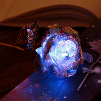 Roous™ 24K Gold Crystal Galaxy Rose