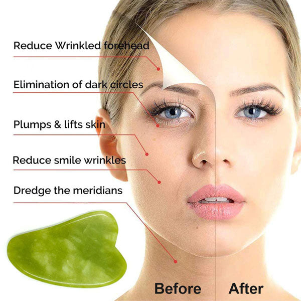 BEAUTTY® Facial Massage Roller with Natural Jade Stone Anti-age