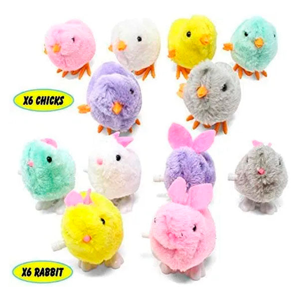 MagicEgg™ 12Pcs Wind Up Toy Prefilled Easter Eggs