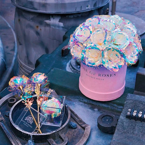 Roous™ 24K Gold Crystal Galaxy Rose