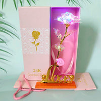 Roous™ 24K Gold Crystal Galaxy Rose