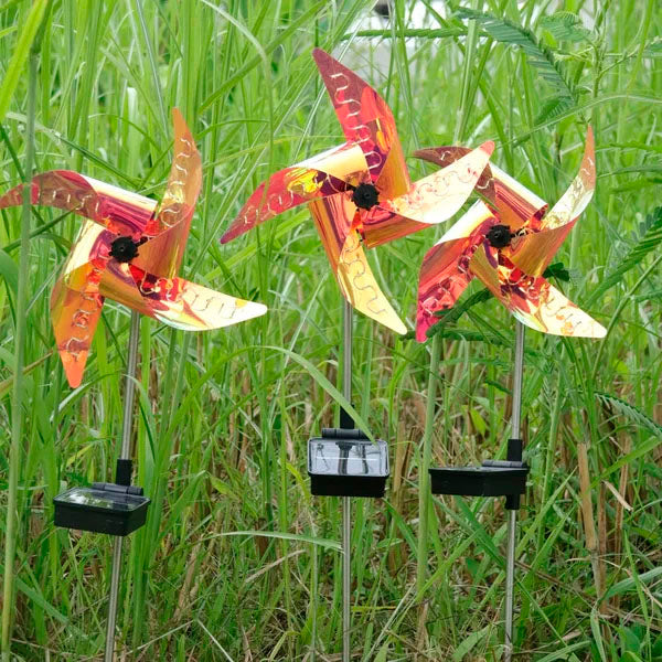 Ratoory™ Solar Windmill Color Changing LED Garden Decoration Light