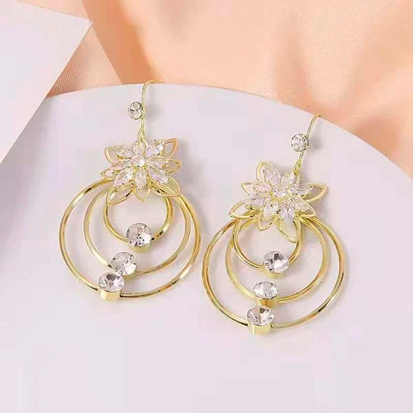 Roosalya™ Earrings In Italian Style With Diamonds