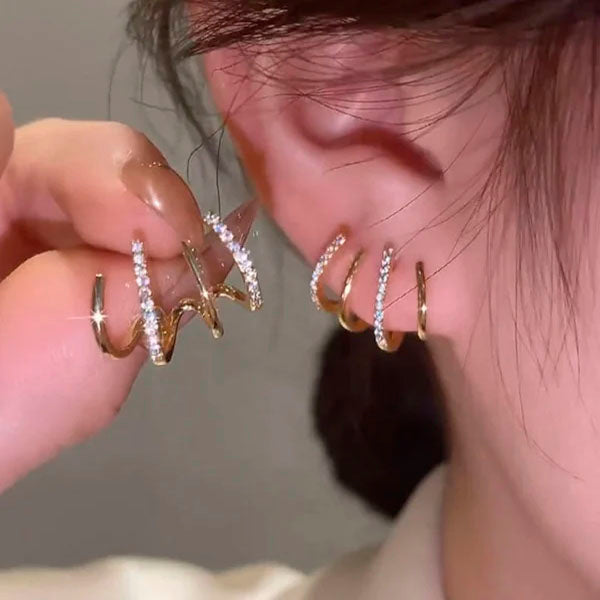 Zaffiro™ Diamond Cat Claw Earrings