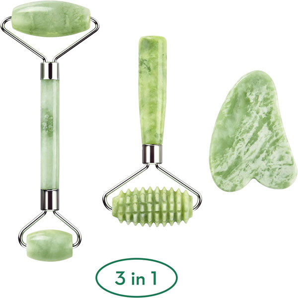BEAUTTY® Facial Massage Roller with Natural Jade Stone Anti-age
