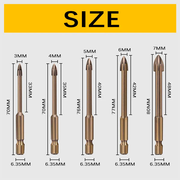 Univeerse™ High Efficiency Universal Drill (5PCS)