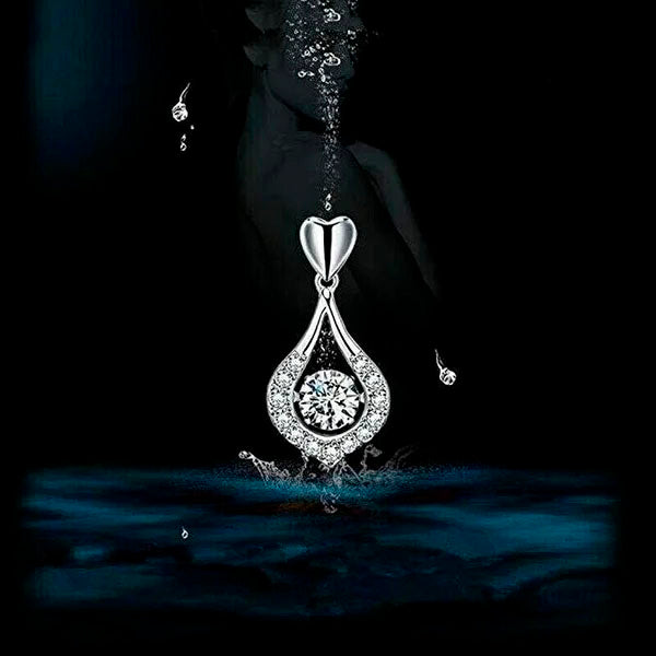 Veera™ Perfect Gift - Twinkling Heart Waterdrop Stone Necklace
