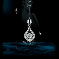 Veera™ Perfect Gift - Twinkling Heart Waterdrop Stone Necklace