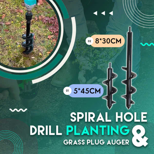 [Special Offer] Get Extra Spiraal™ Spiral Hole Drill Planting & Grass Plug Auger at 65% OFF