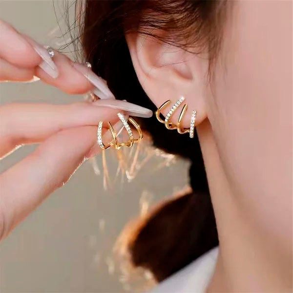Zaffiro™ Diamond Cat Claw Earrings