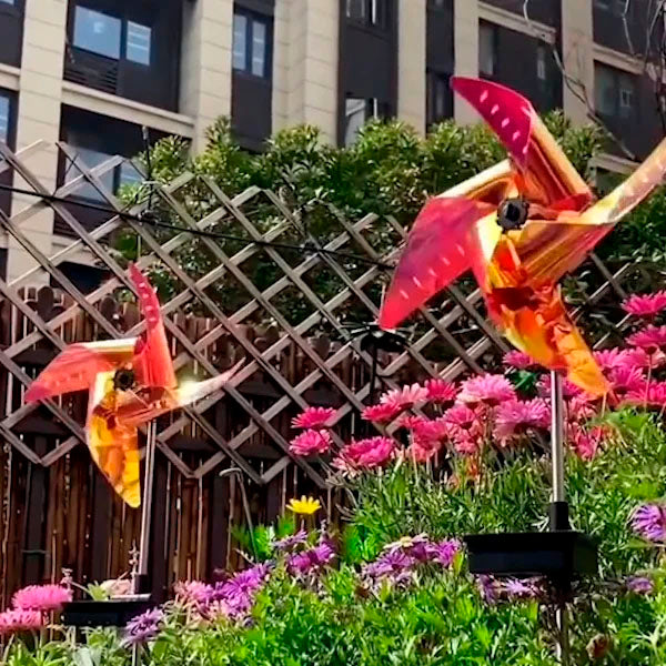 Ratoory™ Solar Windmill Color Changing LED Garden Decoration Light