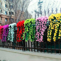 Floower™ Vivid Artificial Hanging Orchid Bunch