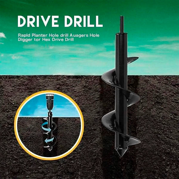 Spiraal™ Spiral Hole Drill Planting & Grass Plug Auger