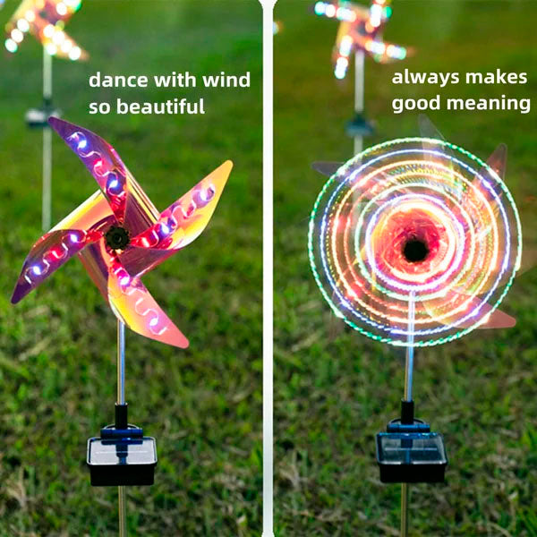 Ratoory™ Solar Windmill Color Changing LED Garden Decoration Light