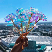 Roous™ 24K Gold Crystal Galaxy Rose