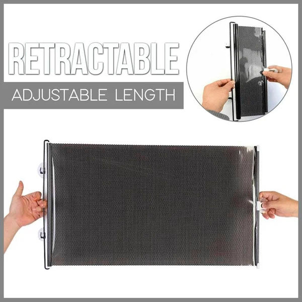 Zwinn™ Retractable Window Roller Sunshade For Car