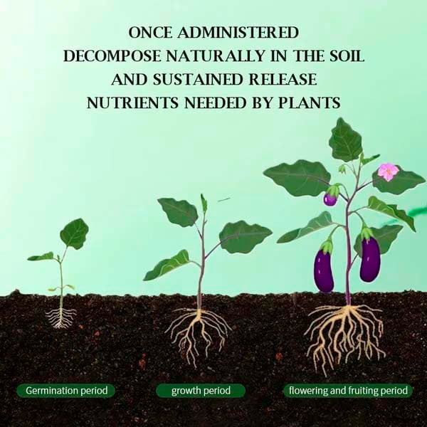 Home Gardening Universal Slow-Release Tablet Organic Fertilizer（22 PCS）