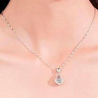 Veera™ Perfect Gift - Twinkling Heart Waterdrop Stone Necklace